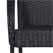 Afuera Living Solid Acacia Wood Standard Dining Set in Black