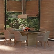 Afuera Living Dining Set in Brown PE Rattan Large Dining Set