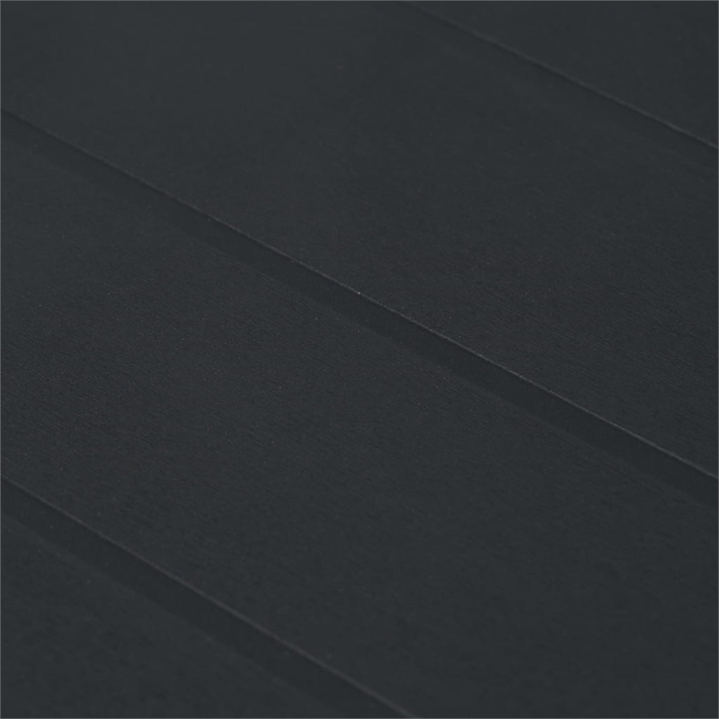 Afuera Living Contemporary Outdoor Dining Set in Anthracite Plastic