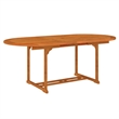 Afuera Living Contemporary Garden Dining Set in Reddish-Brown