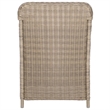 Afuera Living Contemporary Dining Set in Brown and Dark Gray