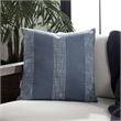 Afuera Living Contemporary Polyester Outdoor Pillow in Slate Blue