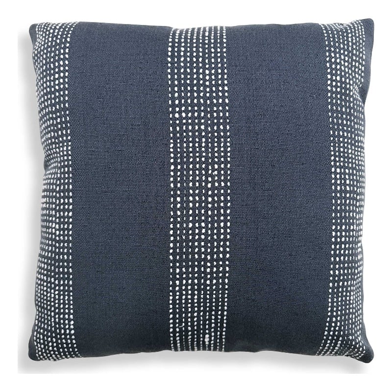 Afuera Living Contemporary Polyester Outdoor Pillow in Slate Blue