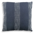 Afuera Living Contemporary Polyester Outdoor Pillow in Slate Blue