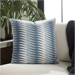 Afuera Living Contemporary Polyester Outdoor Pillow in Blue Finish