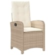 Afuera Living 5 Piece Poly Rattan Garden Dining Set with Cushions in Beige