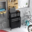 Afuera Living High Capacity 8-Drawer Tool Chest on Wheels in Black