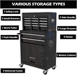 Afuera Living High Capacity 8-Drawer Tool Chest on Wheels in Black
