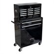 Afuera Living High Capacity 8-Drawer Tool Chest on Wheels in Black