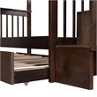 Afuera Living Twin-Over-Twin Bunk Bed with Trundle & Storage Stairs