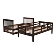 Afuera Living Twin-Over-Twin Bunk Bed with Trundle & Storage Stairs
