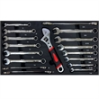 Afuera Living 3-Drawer Tool Box & Cart with Tool Set & Lock in Black