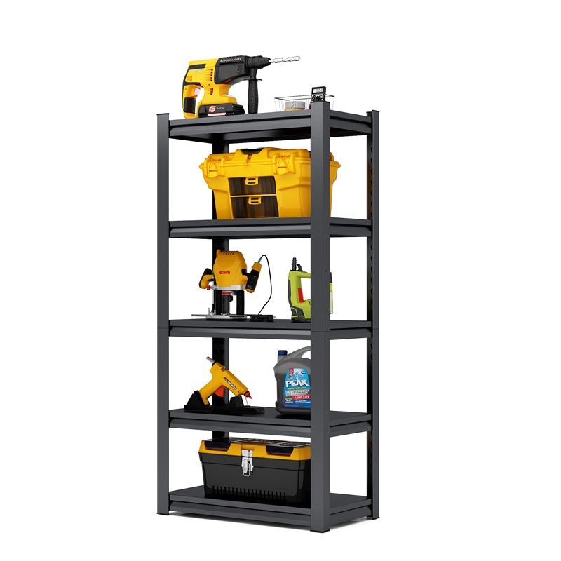 Afuera Living 63-Inch Heavy-Duty 5-Tier Metal Shelving Unit 2000 lbs Capacity