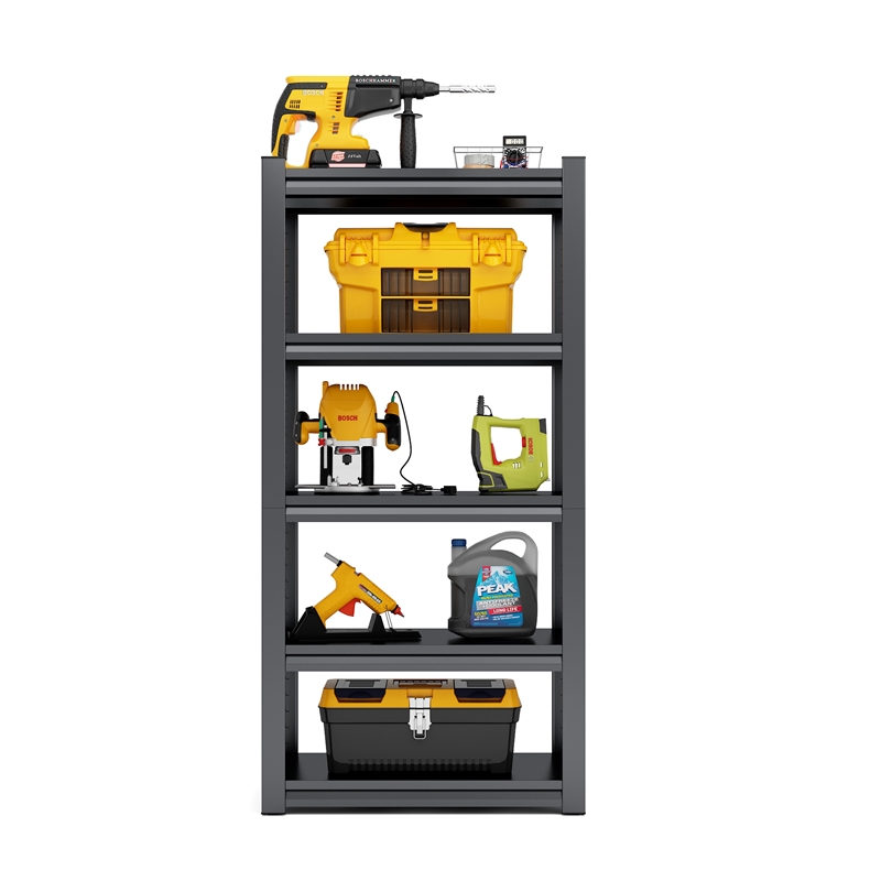 Afuera Living 63-Inch Heavy-Duty 5-Tier Metal Shelving Unit 2000 lbs Capacity