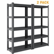 Afuera Living 63-Inch Heavy-Duty 5-Tier Metal Shelving Unit 2000 lbs Capacity