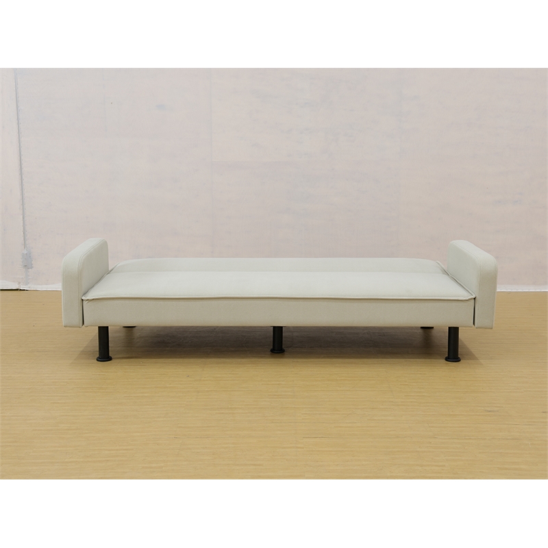 Afuera Living Light Gray Adjustable Sofa Bed with 3 Reclining Angles