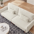 Afuera Living Corduroy Convertible Futon Sofa Bed with USB Port & Pillows