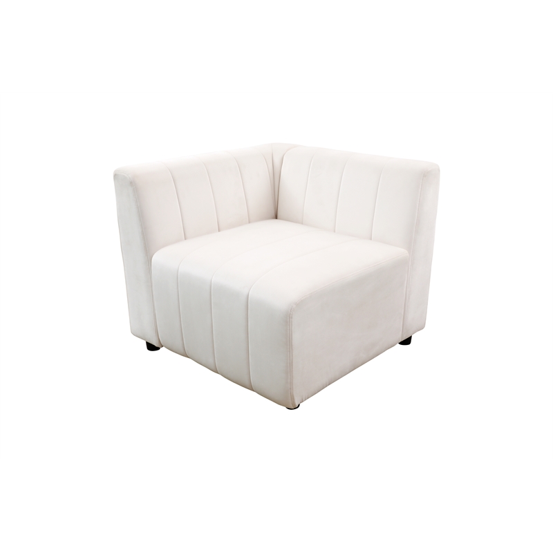 Afuera Living White Microfiber 4-Piece Living Room Sofa Set with Wood Frame