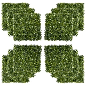 Afuera Living 12-Pack Artificial Grass Wall Panels 33 Sq Ft Indoor & Outdoor