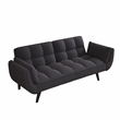 Afuera Living Velvet Convertible Sofa Bed with 3 Adjustable Positions