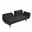 Afuera Living Velvet Convertible Sofa Bed with 3 Adjustable Positions