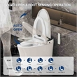 Afuera Living White Ceramic Smart Toilet with Heated Seat & Remote Control