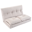 Afuera Living Adjustable 5-Level Folding Chaise Lounge 76.78Lx39.37W Inches