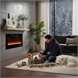 Afuera Living 42-Inch Ultra Thin Recessed Electric Fireplace 12-Colour 3D Flame