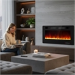 Afuera Living 42-Inch Ultra Thin Recessed Electric Fireplace 12-Colour 3D Flame