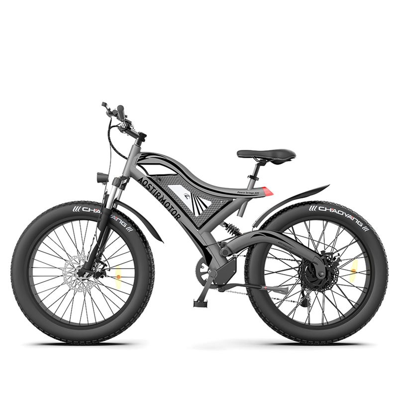Afuera Living 26-Inch 750W Fat Tire Electric Bike 48V 15Ah 3 Riding Modes