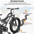 Afuera Living 26-Inch 750W Fat Tire Electric Bike 48V 15Ah 3 Riding Modes
