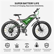 Afuera Living 26-Inch 750W Fat Tire Electric Bike 48V 15Ah 3 Riding Modes