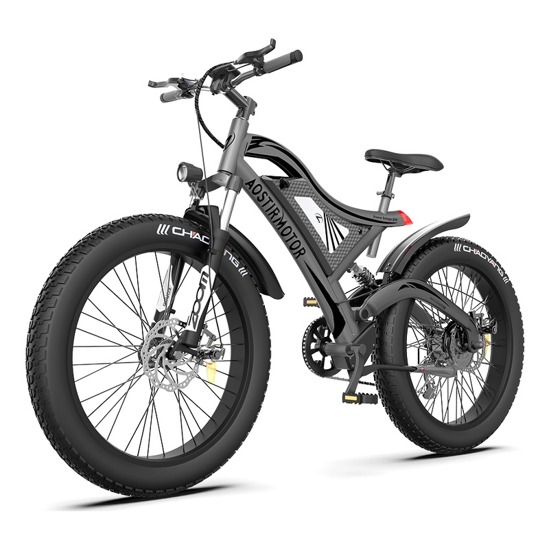 Afuera Living 26-Inch 750W Fat Tire Electric Bike 48V 15Ah 3 Riding Modes