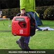 Afuera Living 2200W Portable Inverter Generator 58 dBA with Parallel Ready