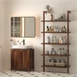 Afuera Living 31.5-Inch Wide 5-Tier Wall-Mounted Shelf 50 lbs Per Shelf