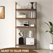 Afuera Living 31.5-Inch Wide 5-Tier Wall-Mounted Shelf 50 lbs Per Shelf