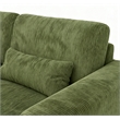 Afuera Living 93-Inch Green Wide Arm Upholstered Sleeper Sofa 500 lbs