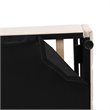 Afuera Living Full Beige Upholstered Platform Bed with Hydraulic Storage