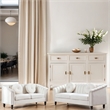 Afuera Living Beige 3-Piece Living Room Sofa Set with High-Density Sponge Fill