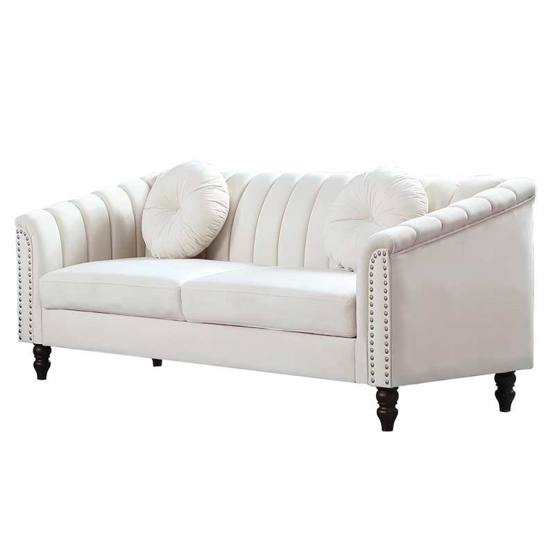 Afuera Living Beige 3-Piece Living Room Sofa Set with High-Density Sponge Fill