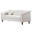 Afuera Living Beige 3-Piece Living Room Sofa Set with High-Density Sponge Fill