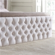 Afuera Living Velvet Wingback Chesterfield Bed with Button-Tufted Headboard