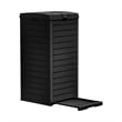 Afuera Living 31-Gallon Black Outdoor Lockable No-Tools Concealed Trash Can