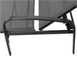 Afuera Living Gray Steel 5-Position Adjustable Pool Lounge Chair with Pillow