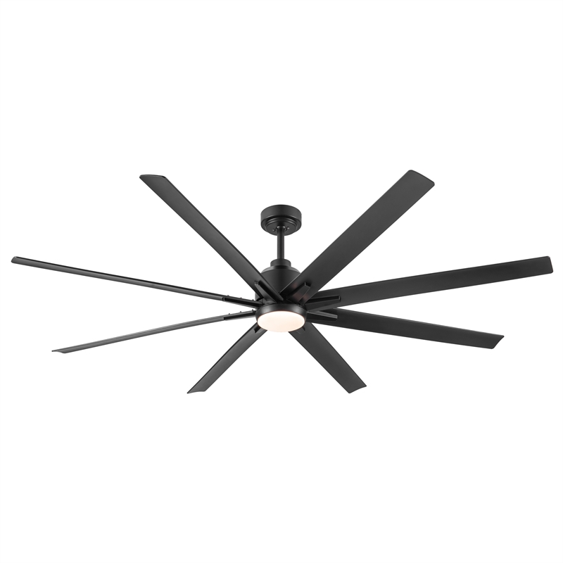 Afuera Living 72-Inch LED Ceiling Fan with 8 ABS Blades 6 Speeds & Remote