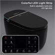 Afuera Living Black Stainless Steel Smart Toilet Heated Seat & Remote Control