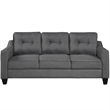 Afuera Living 3-Piece Linen Sectional Sofa Set with Tufted Cushions