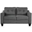 Afuera Living 3-Piece Linen Sectional Sofa Set with Tufted Cushions