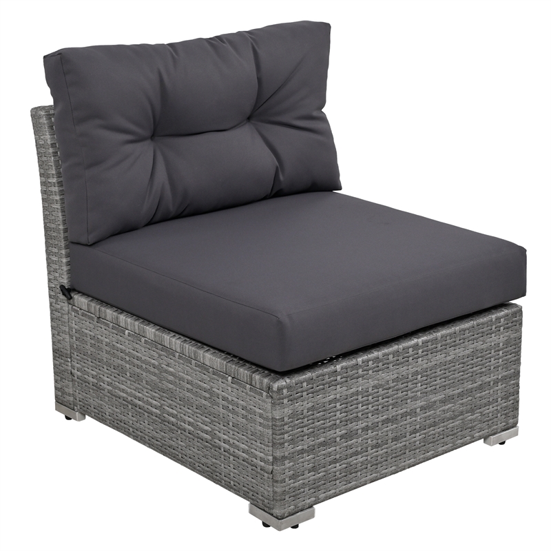 Afuera Living Outdoor Patio Convertible Sofa Bed Furniture Set