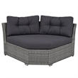 Afuera Living Outdoor Patio Convertible Sofa Bed Furniture Set